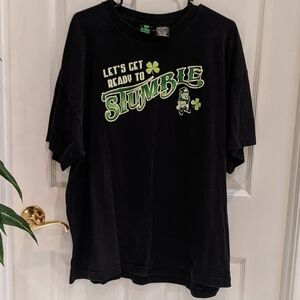 St. Paddy's Luck Men's Short Sleeve Graphic Tee 2X